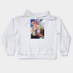 Abstract Print Kids Hoodie